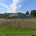 Truck in deep ditch near Shyville Road depot