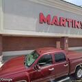 Traffic stop on white Mazda SUV at Martin's