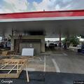 Vehicle crash and threat at gas station