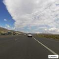 Disabled SUV blocking lane on Highway 395