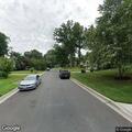 Car leaves road and goes into woods in West Laurel