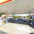 Fuel spill at gas station pump