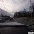 Person found slumped over wheel in maroon Nissan