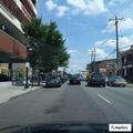 Cars exiting garage the wrong way on Cory Street