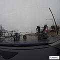 Parking lot crash at Exxon on Gorman Road
