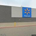 Traffic stop on black motorcycle at Walmart