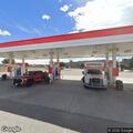 Truck hits guardrail at Fruita gas station
