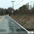 Reckless driver with open door on Hall Shop Road