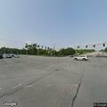 Red motorcycle without plate at Walnut and Bypass