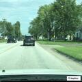 Semi briefly blocks road at Dollar General