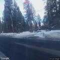 Traffic stop of red Tesla in Incline Village