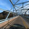 Wood debris in middle lane on Route 15 bridge