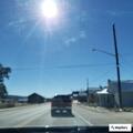 Pedestrian stepping into traffic on Main Street