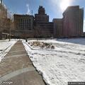 Fire alarm at high-rise parking deck downtown