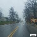 Reckless concrete truck driving on Highway 9