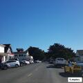 Man sweating profusely near Main Street in Mendocino