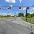Vehicle crash with man walking in and out of traffic