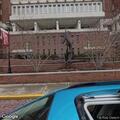 Four people trapped in elevator at Alden Library