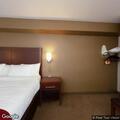 Person with respiratory issue at hotel room