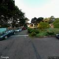 Female falls near Best Western Vista Manor in Fort Bragg