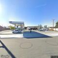 Officer contacts suspect at Chevron on Victorian Ave