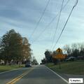 Complaint of barefoot man walking in roadway