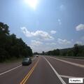 Traffic stop on gray pickup near Garrett Highway