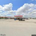 Box truck and semi crash at Exxon truck stop