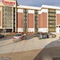 Man with chest pain at Drury Inn and Suites lobby