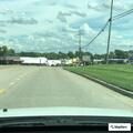 Person trespassing at tire shop then leaves eastbound