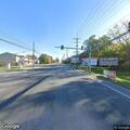 Construction cones restrict turning lane at intersection