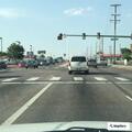Water flowing into intersection at 64th and Federal