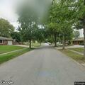 Traffic contact involving gray Buick sedan