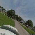 Traffic stop of motorcycle on Vine and Walnut