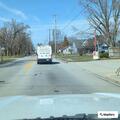 Traffic stop on South State Street at Bakers Lane