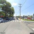 Vehicle blocking intersection at Second and Orange