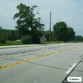 Semi truck stopped in middle lane on US-40