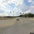 Concrete debris and road damage on Michigan Road