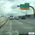 Car blocking left lane on I-95 southbound