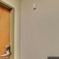 Person experiencing respiratory difficulty at medical office