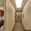 Person with respiratory difficulty at medical office