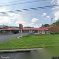 Semi and car collision at Breezewood Budget Inn