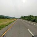 Car and deer collision on NY-17 westbound