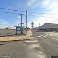 Down utility pole with wires at Ocean and Trenton