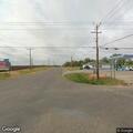 Vehicle crash with smoke in roadway