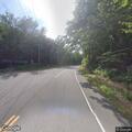Lamp blocking roadway at Boston Post Road