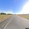 Stalled pickup with horse trailer on Highway 70