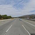 Stopped cab on I-680 shoulder in Milpitas