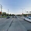 Motorcycle and car crash at 60th Street