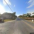 Overturned truck reported in driveway on Hunter Drive